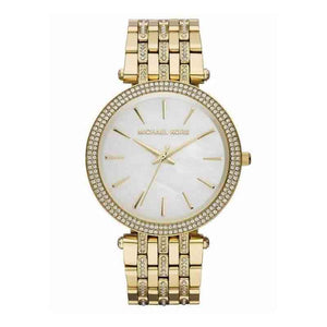 Michael Kors Darci Mother of Pearl Dial Gold Steel Strap Watch for Women - MK3219 Authentic Buy Shop Now