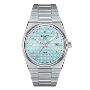 Tissot PRX Powermatic 80 Ice Blue Tiffany Dial Silver Steel Strap Watch for Men - T137.407.11.351.00 Authentic Buy Shop Now