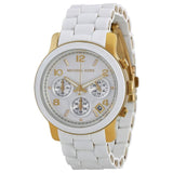 Michael Kors Runway White Dial White Steel Strap Watch for Women - MK5145 Authentic Buy Shop Now