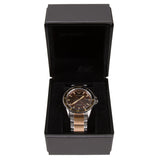 Emporio Armani Diver Quartz Brown Dial Two Tone Steel Strap Watch For Men - AR11340 Authentic Buy Shop Now