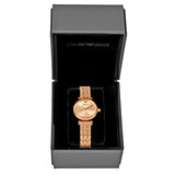 Emporio Armani Gianni T Bar Quartz Rose Gold Dial Rose Gold Steel Strap Watch For Women - AR11342 Authentic Buy Shop Now