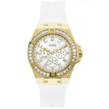 Guess Venus Diamonds White Dial White Rubber Strap Watch for Women - GW0118L5 Authentic Buy Shop Now