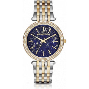 Michael Kors Darci Quartz Blue Dial Two Tone Steel Strap Watch For Women - MK3401 Authentic Buy Shop Now