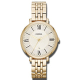Fossil Jacqueline White Dial Gold Steel Strap Watch for Women - ES3434 Authentic Buy Shop Now