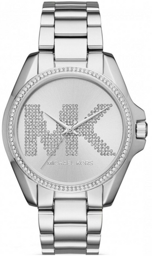 Michael Kors Bradshaw Quartz Silver Dial Silver Steel Strap Watch For Women - MK6554 Authentic Buy Shop Now