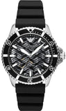 Emporio Armani Meccanico Automatic Black Dial Black Silicone Strap Watch For Men - AR60062 Authentic Buy Shop Now