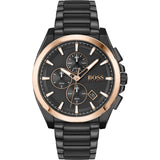 Hugo Boss Grandmaster Black Dial Black Steel Strap Watch for Men - 1513885 Authentic Buy Shop Now