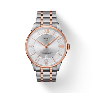 Tissot Chemin des Tourelles Powermatic 80 Silver Dial Two Tone Steel Strap Watch for Men - T099.407.22.038.02 Authentic Buy Shop Now