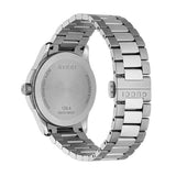 Gucci G Timeless Black Dial Silver Steel Strap Watch For Men - YA126460 Authentic Buy Shop Now