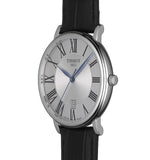 Tissot Carson Premium Silver Dial Black Leather Strap Watch For Men - T122.410.16.033.00 Authentic Buy Shop Now