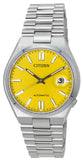 Citizen Tsuyosa Automatic Yellow Dial Silver Steel Strap Watch for Men - NJ0150-81Z Authentic Buy Shop Now