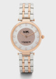 Coach Park Silver Dial Two Tone Steel Strap Watch for Women - 14503644 Authentic Buy Shop Now