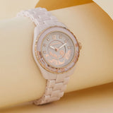 Coach Preston Pink Dial Pink Steel Strap Watch for Women - 14503465 Authentic Buy Shop Now