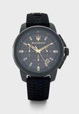 Maserati Successo Black Dial Black Rubber Strap Watch For Men - R8871621011 Authentic Buy Shop Now