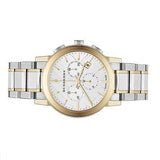 Burberry The City White Dial Two Tone Steel Strap Watch for Men - BU9751 Authentic Buy Shop Now