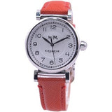 Coach Madison White Dial Red Leather Strap Watch for Women - 14502407 Authentic Buy Shop Now