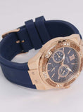 Guess Limelight Blue Dial Blue Silicone Strap Watch For Women - W1053L1 Authentic Buy Shop Now