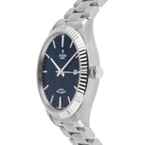 Tudor Style Automatic Blue Dial Silver Steel Strap Watch for Men - M12710-0013 Authentic Buy Shop Now