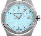 Maurice Lacroix Aikon Automatic Sky Blue Dial Silver Steel Strap Watch For Men - AI6008-SS00F-431-C Authentic Buy Shop Now