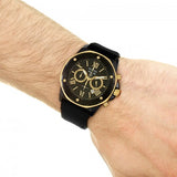 Bulova Marine Star Chronograph Black Dial Black Rubber Strap Watch for Men - 98B278 Authentic Buy Shop Now