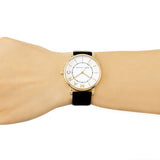 Marc Jacobs Roxy White Dial Black Leather Strap Watch for Women - MJ1532 Authentic Buy Shop Now