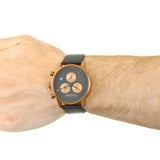 Calvin Klein City Chronograph Black Dial Black Leather Strap Watch for Men - K2G17TC1 Authentic Buy Shop Now