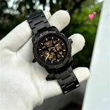 Fossil Bronson Automatic Skeleton Black Dial Black Steel Strap Watch for Men - ME3217 Authentic Buy Shop Now