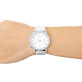Guess Marina Quartz White Dial White Rubber Strap Watch For Women - W1025L1 Authentic Buy Shop Now