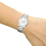 Gucci G Timeless Quartz Silver Dial Silver Steel Strap Watch For Women - YA126595 Authentic Buy Shop Now
