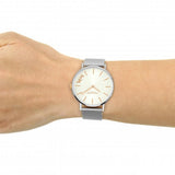 Coach Perry White Dial Silver Mesh Bracelet Watch for Women - 14503124 Authentic Buy Shop Now