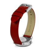 Marc Jacobs Roxy Silver Dial Red Leather Strap Watch for Women - MJ1632 Authentic Buy Shop Now