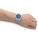 Maurice Lacroix Aikon Automatic Blue Dial Silver Steel Strap Watch for Women - AI1807-SS002-430-1 Authentic Buy Shop Now
