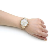 Hugo Boss Flawless White Dial Gold Mesh Bracelet Watch for Women - 1502552 Authentic Buy Shop Now