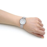 Emporio Armani Kappa Mother of Pearl Dial Silver Mesh Bracelet Watch For Women - AR2511 Authentic Buy Shop Now
