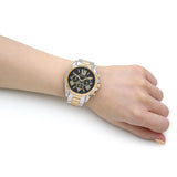 Michael Kors Bradshaw Blue Dial Two Tone Steel Strap Watch for Women - MK5976 Authentic Buy Shop Now
