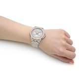 Bulova Octova Crystal Silver Dial Two Tone Steel Strap Watch for Men - 98C133 Authentic Buy Shop Now