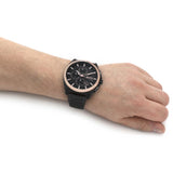 Hugo Boss Grandmaster Black Dial Black Steel Strap Watch for Men - 1513885 Authentic Buy Shop Now