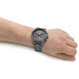 Hugo Boss Allure Chronograph Grey Dial Grey Steel Strap Watch for Men - 1513924 Authentic Buy Shop Now