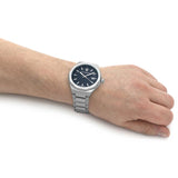 Maserati Stile Blue Dial Silver Steel Strap Watch For Men - R8853142006 Authentic Buy Shop Now