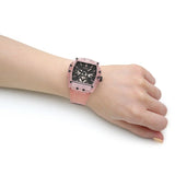 Guess Sporting Black Dial Pink Rubber Strap Watch for Men - GW0032G1 Authentic Buy Shop Now