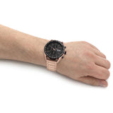Hugo Boss Trophy Grey Dial Rose Gold Steel Strap Watch for Men - 1513632 Authentic Buy Shop Now