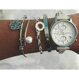 Fossil Boyfriend White Dial Beige Leather Strap Watch for Women - ES3811 Authentic Buy Shop Now