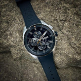 Hugo Boss Volane Grey Dial Black Silicone Strap Watch for Men - 1513953 Authentic Buy Shop Now