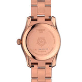 Tissot T Wave Mother of Pearl Dial Rose Gold Steel Strap Watch For Women - T112.210.33.113.00 Authentic Buy Shop Now