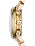 Michael Kors Runway Iridescent Pink Dial Gold Steel Strap Watch for Women - MK5939 Authentic Buy Shop Now