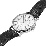 Longines Presence 38.5mm Automatic White Dial Black Leather Strap Watch for Men - L4.921.4.11.2 Authentic Buy Shop Now