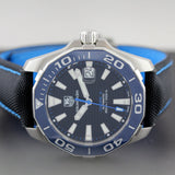 Tag Heuer Aquaracer Calibre 5 Automatic Black Dial Black Nylon Strap Watch for Men - WAY211B.FC6363 Authentic Buy Shop Now