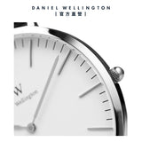 Daniel Wellington Classic Bristol Quartz White Dial Brown Leather Strap Watch For Men - DW00100023 Authentic Buy Shop Now