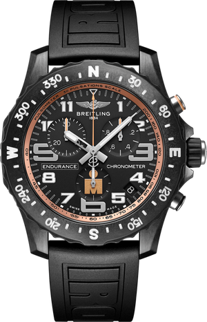Breitling Endurance Pro Ironman Black Dial Black Rubber Strap Watch for Men - X823101B1B1S1 Authentic Buy Shop Now
