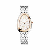 Bvlgari Serpenti Seduttori Quartz Silver Dial Silver Steel Strap Watch for Women - SERPENTI103144 Authentic Buy Shop Now